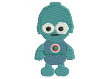 Stickmuster - Roboter Robo 1